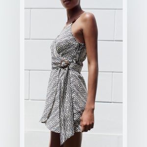NWT ZARA Robe Mini Dress
